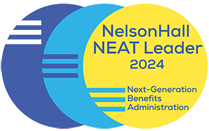 Image du prix Chef de file dans le classement NEAT de NelsonHall Administration des avantages sociaux de nouvelle génération 2024